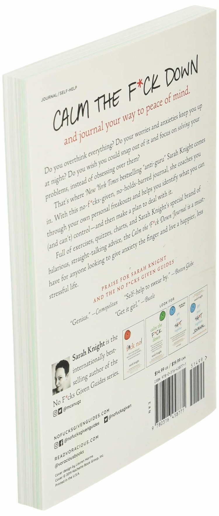 Hachette Calm the F*ck Down Journal