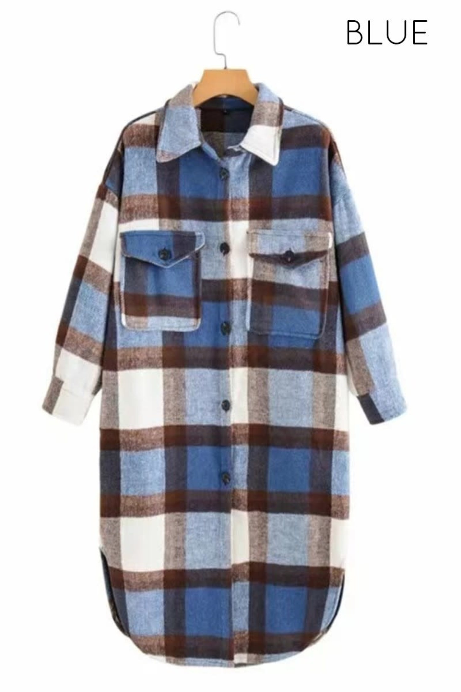 Miss Sparkling Long Flannel Jacket 