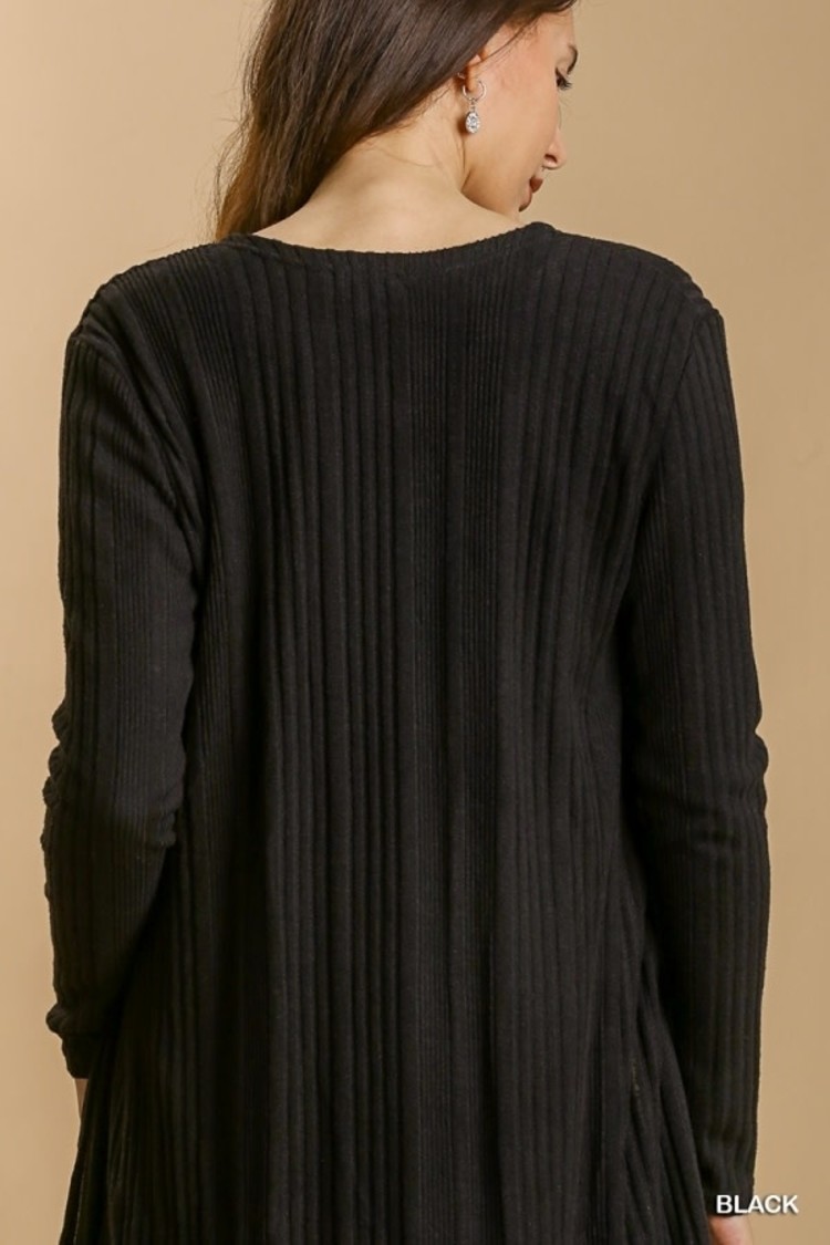 Umgee Cardigan with Side Slits
