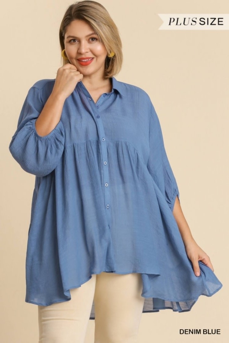 Umgee Sheer Tunic Top