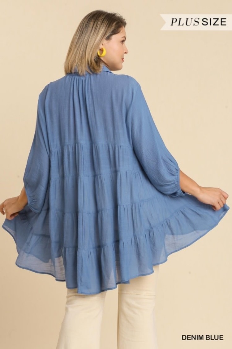 Umgee Sheer Tunic Top