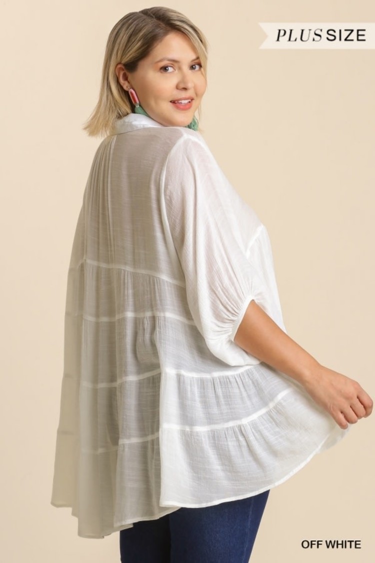 Umgee Sheer Tunic Top