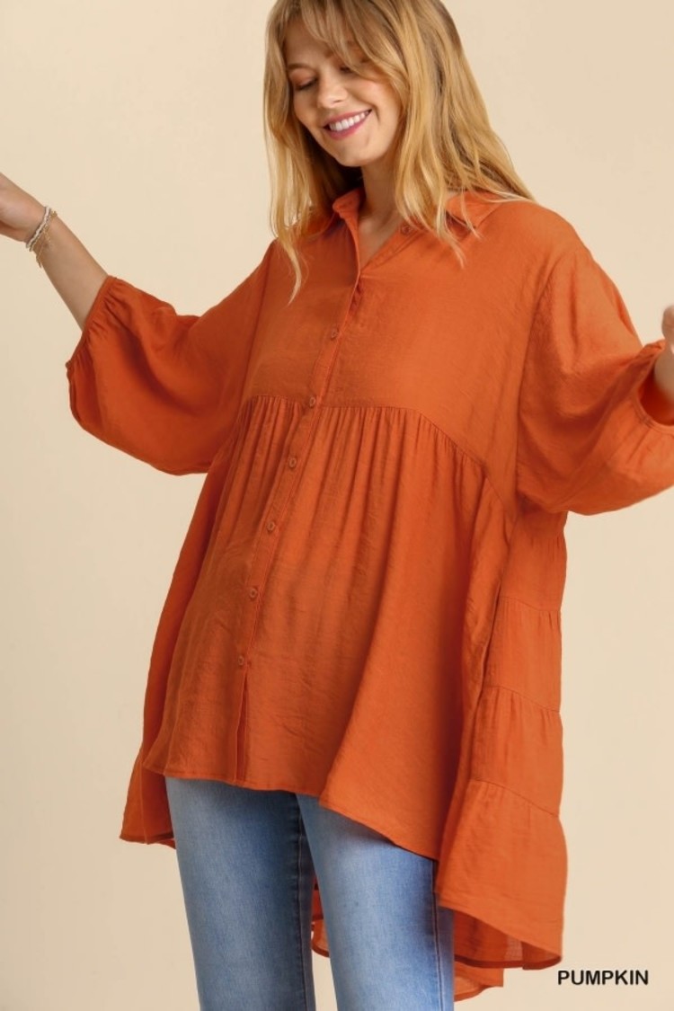 Umgee Sheer Tunic Top