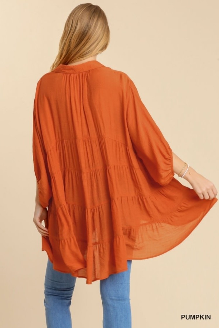 Umgee Sheer Tunic Top