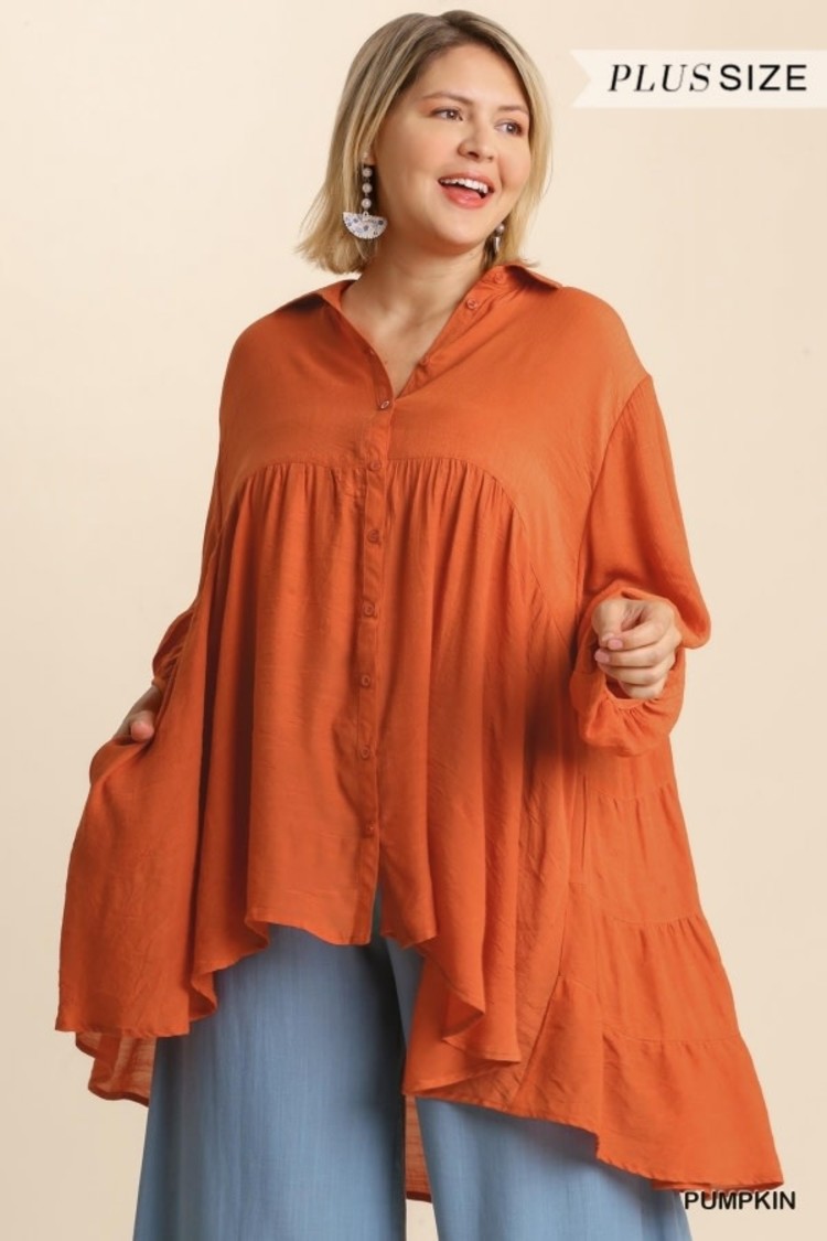 Umgee Sheer Tunic Top