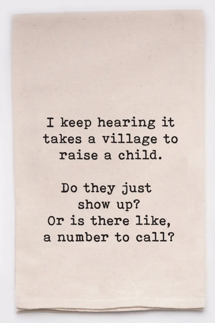 ellembee Raise a Child Towel