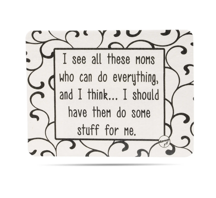 ellembee I See All These Moms Dishcloth