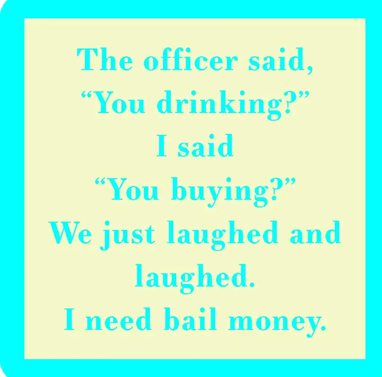 Drinks on Me You Drinking? Coaster