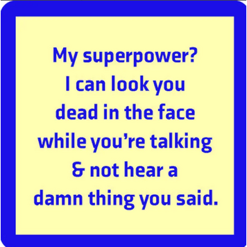 Drinks on Me Superpower Coaster