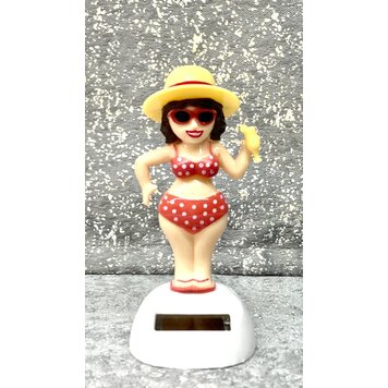 JIggler Bikini Lady Solar