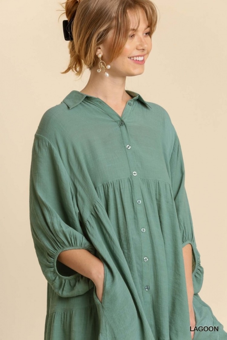 Umgee Sheer Tunic Top