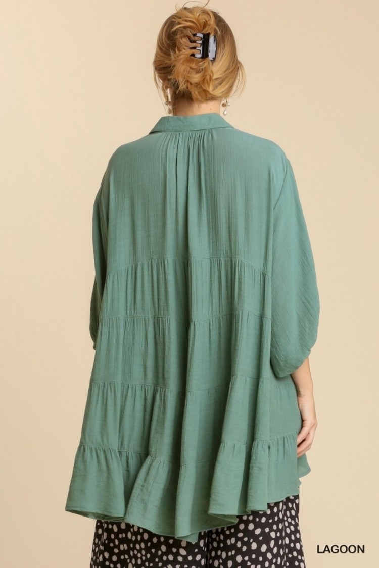 Umgee Sheer Tunic Top