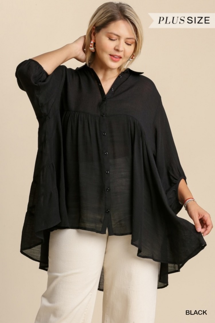Umgee Sheer Tunic Top