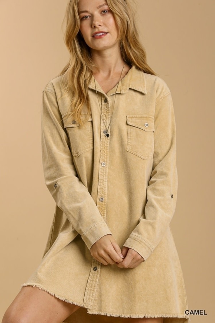 Umgee Non-Stretch Denim Dress