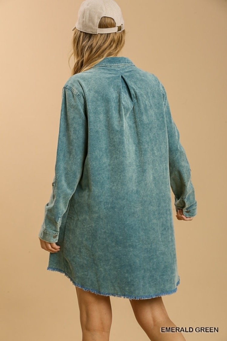 Umgee Non-Stretch Denim Dress