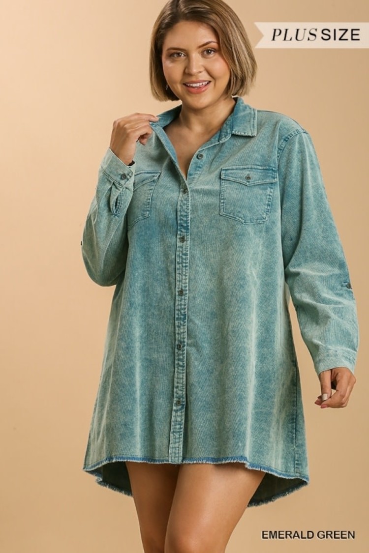 Umgee Non-Stretch Denim Dress