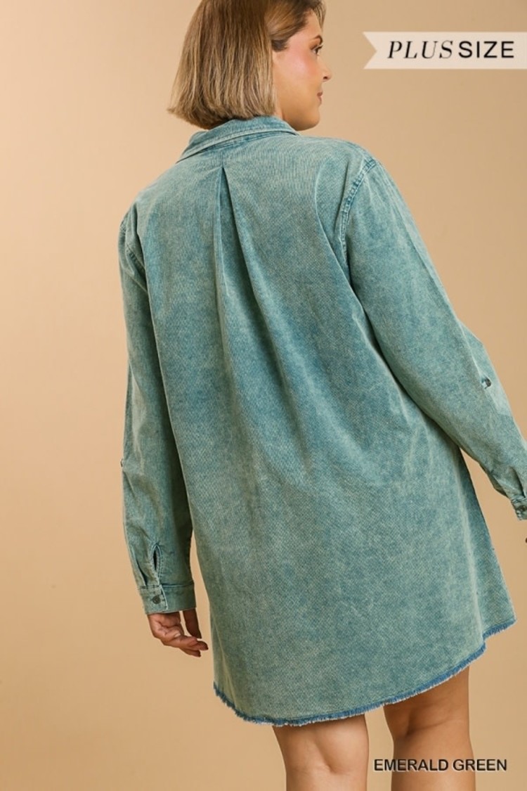 Umgee Non-Stretch Denim Dress