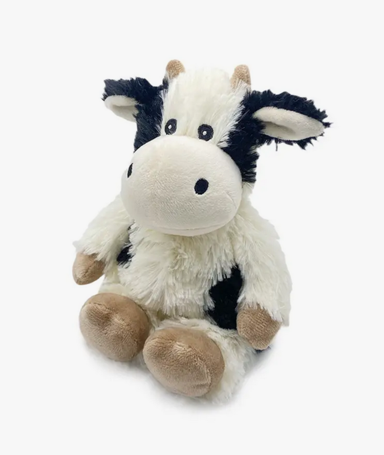 Warmies Black & White Cow Junior Warmie