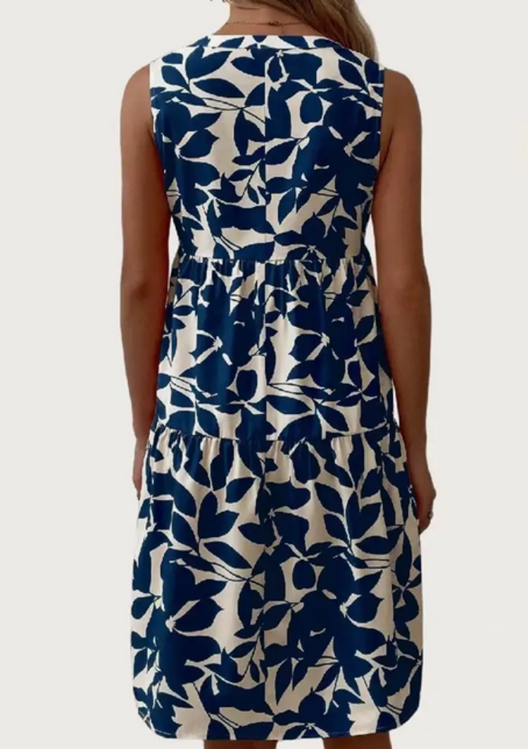 Chic V-Neck Mini Dress