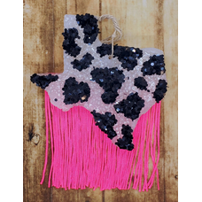 Leafcutter Candle Co. Fringin Cowprint Texas Freshie