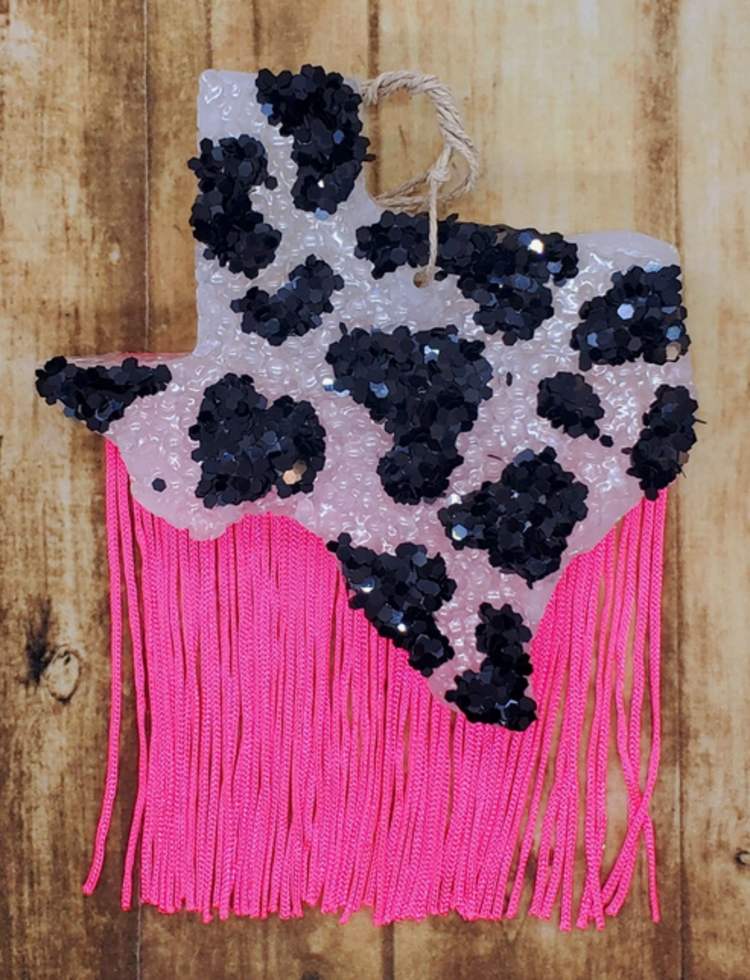 Leafcutter Candle Co. Fringin Cowprint Texas Freshie