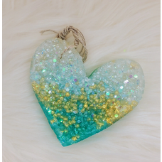 Leafcutter Candle Co. Ombre Heart Freshie - Bless Your Heart aka Sweet Grace