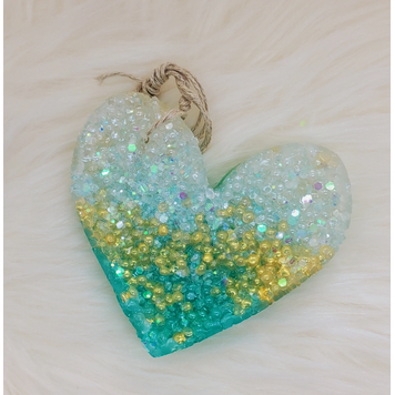 Leafcutter Candle Co. Ombre Heart Freshie - Bless Your Heart aka Sweet Grace