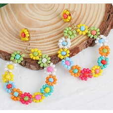 Daisy O-Shape Earrings