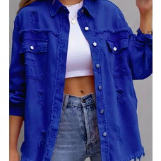 Distressed Denim Jacket