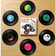 Vinyl Coaster 6 pc Set