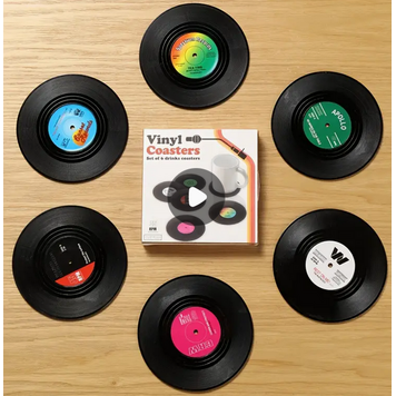Vinyl Coaster 6 pc Set