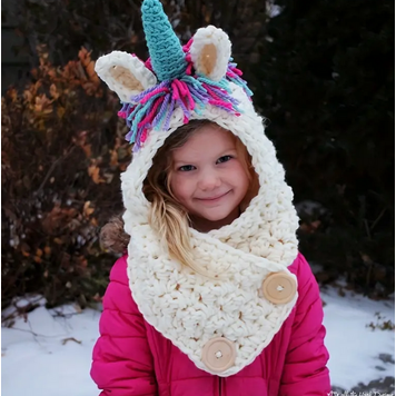 Knitted Unicorn Hat