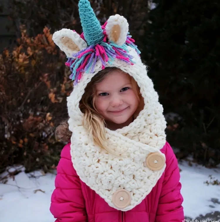 Knitted Unicorn Hat