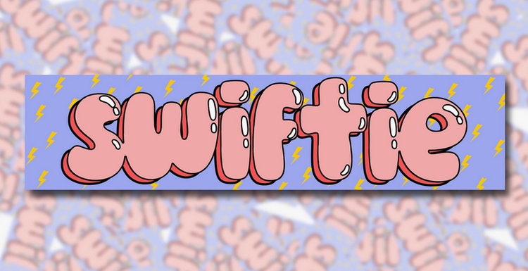 BOBBYK Boutique Swiftie Bumper Sticker