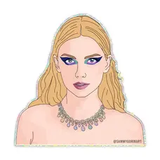 Sammy Gorin Taylor Swift Bejeweled Midnights Glitter Sticker
