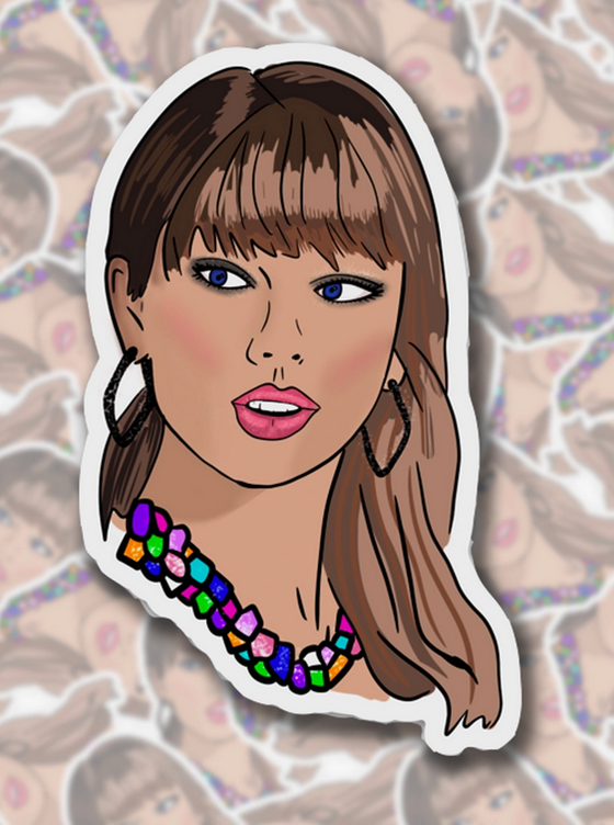 Taylor Swift Stickers - Sassy Lassie