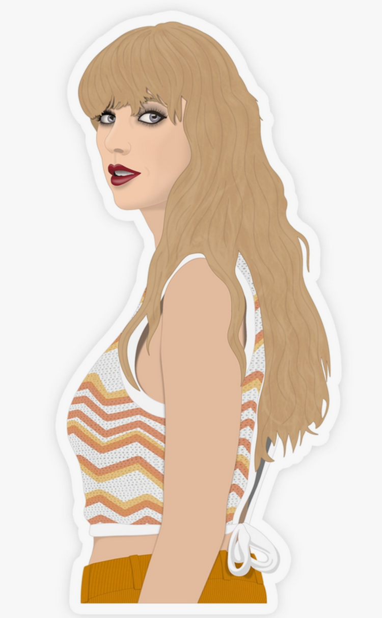 Shop Trimmings Stickers - Taylor Swift Midnights Era Anti Hero
