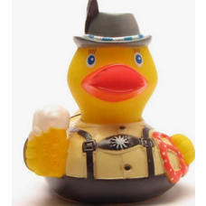 Duckshop German Rubber Duck Bayer w/ Pretzel