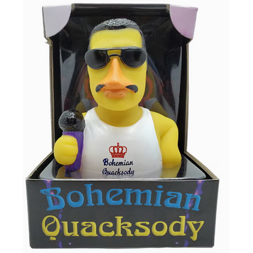 CelebriDucks Bohemian Quacksody Rubber Duck