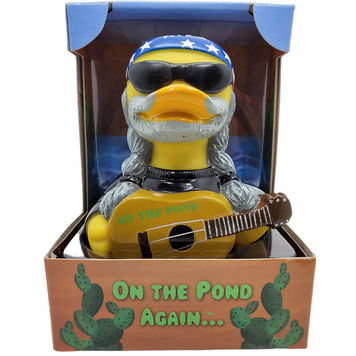 CelebriDucks On the Pond Again Willie Nelson Rubber Duck