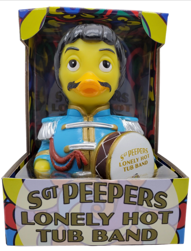 CelebriDucks Sgt. Peepers Lonely Hot Tub Band Rubber Duck