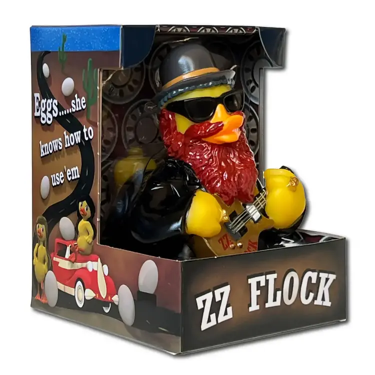 CelebriDucks ZZ Flock Rubber Duck