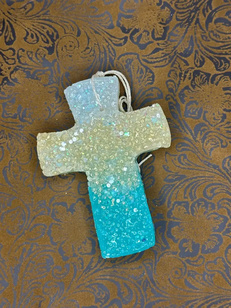 Leafcutter Candle Co. Ombre Cross Freshie - Bless Your Heart