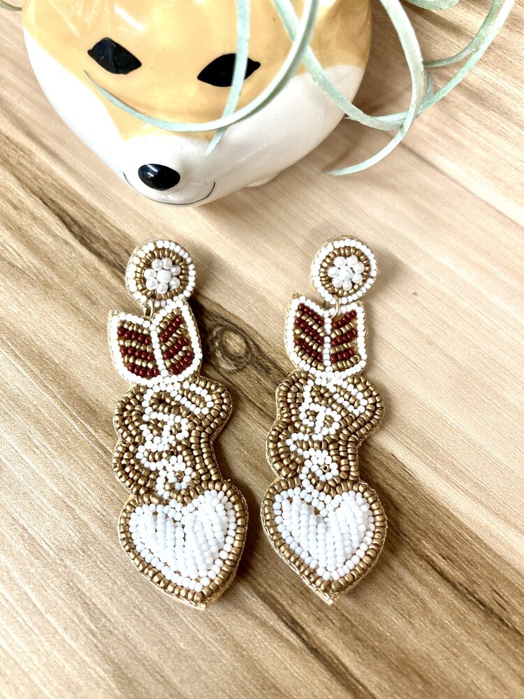 Valentine Earrings Arrow Love