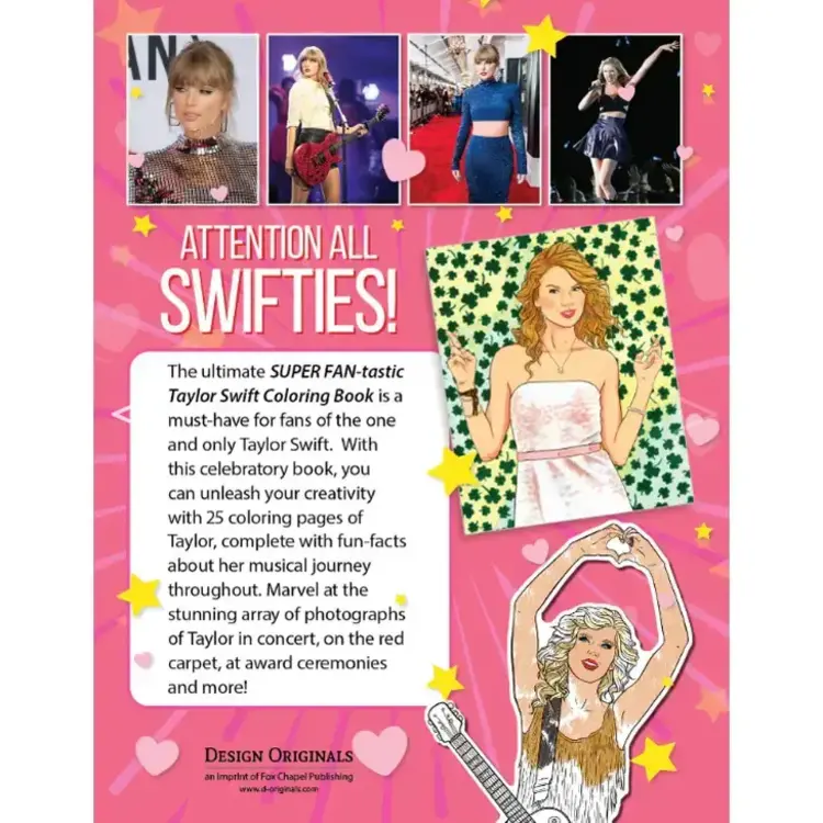 Wellspring Taylor Swift Coloring & Activity Book
