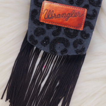 Leafcutter Candle Co. Black Fringe Pocket Freshie