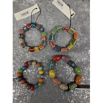 Hadley Wren Multicolor Clay Bracelet