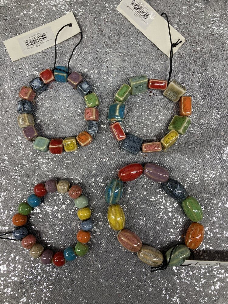 Hadley Wren Multicolor Clay Bracelet