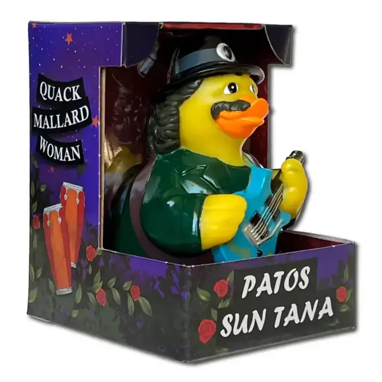 CelebriDucks Patos Sun Tana - Quack Mallard Rubber Duck