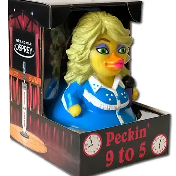 CelebriDucks Peckin 9-5 Rubber Duck